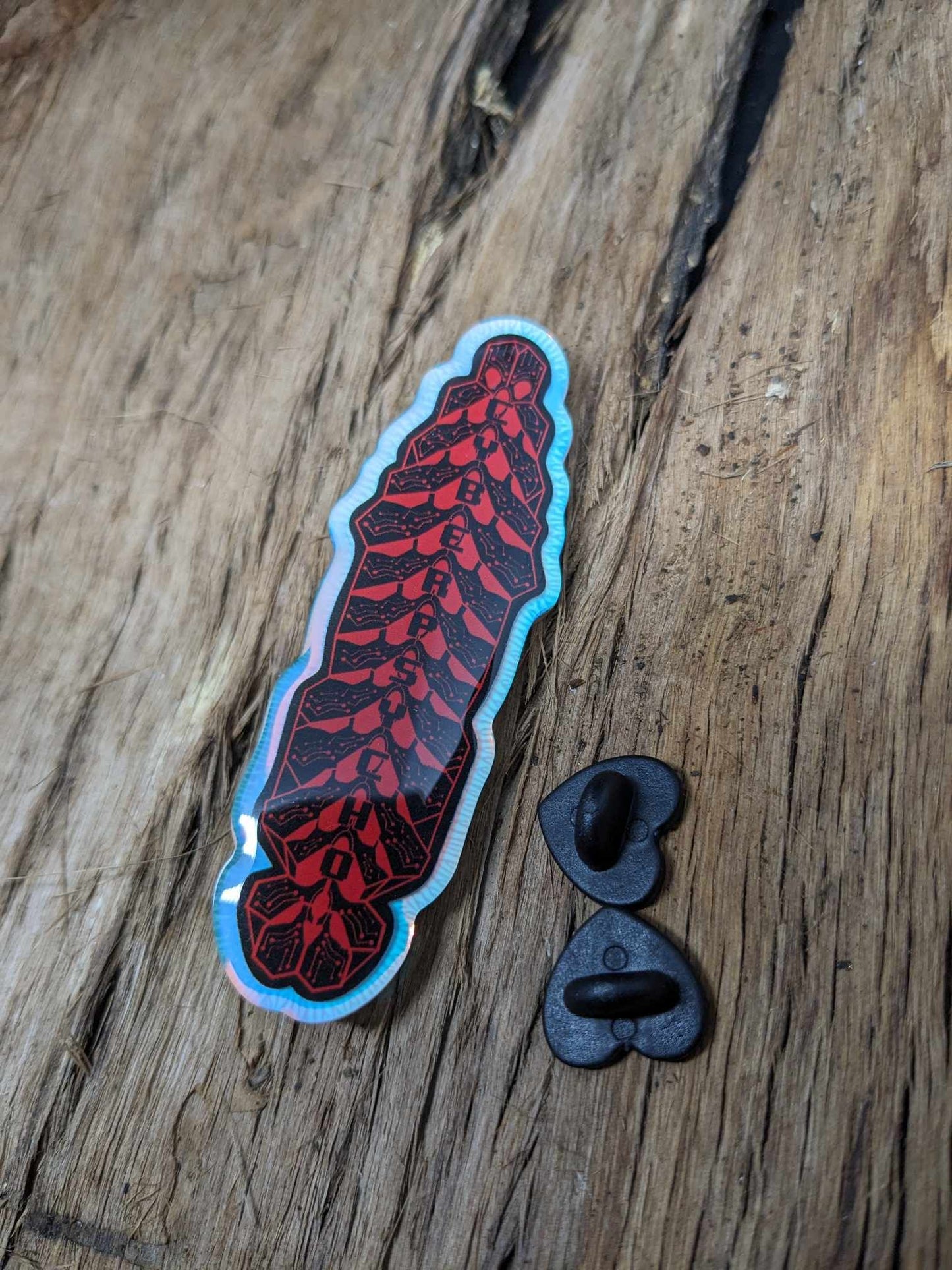 Cyberpyscho Holo Pins