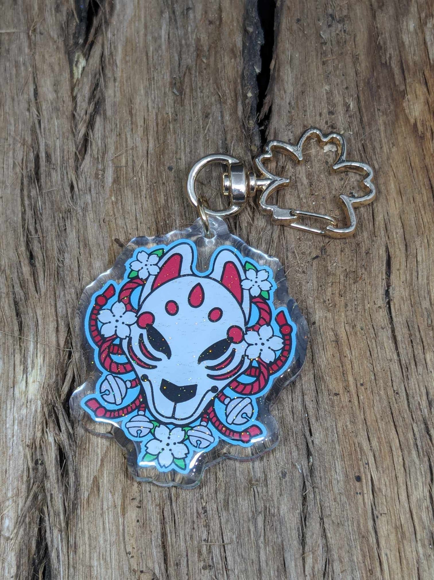 Fox Mask keychain