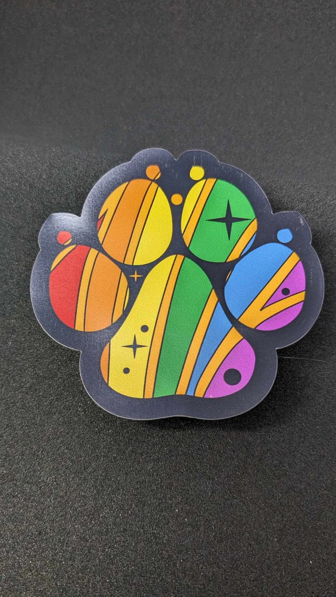 Rainpaw LGBTQUI+ Magnet: Celebrate Diversity with Pride