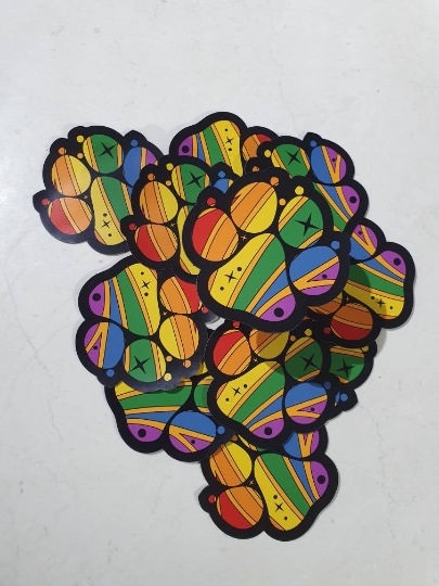 Rainpaw LGBTQUI+ Magnet: Celebrate Diversity with Pride