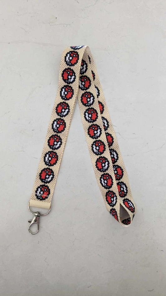 Tumbling 8-Bit ball Lanyard-  2.5 cm