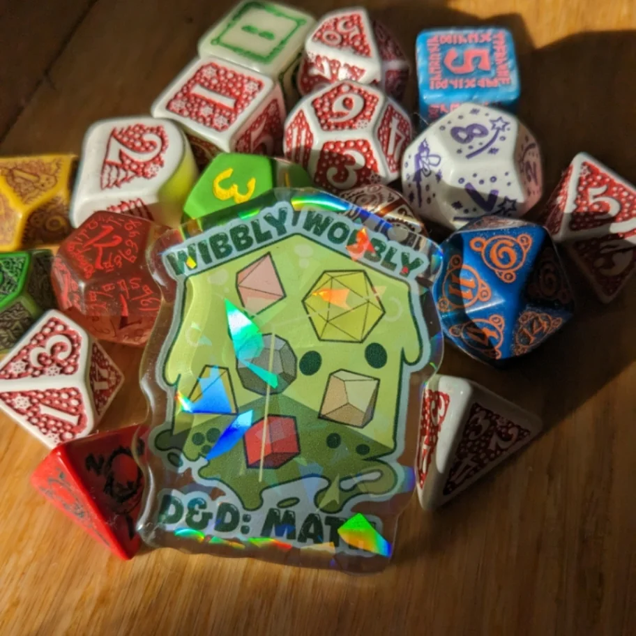 wibble wobble dnd math pin