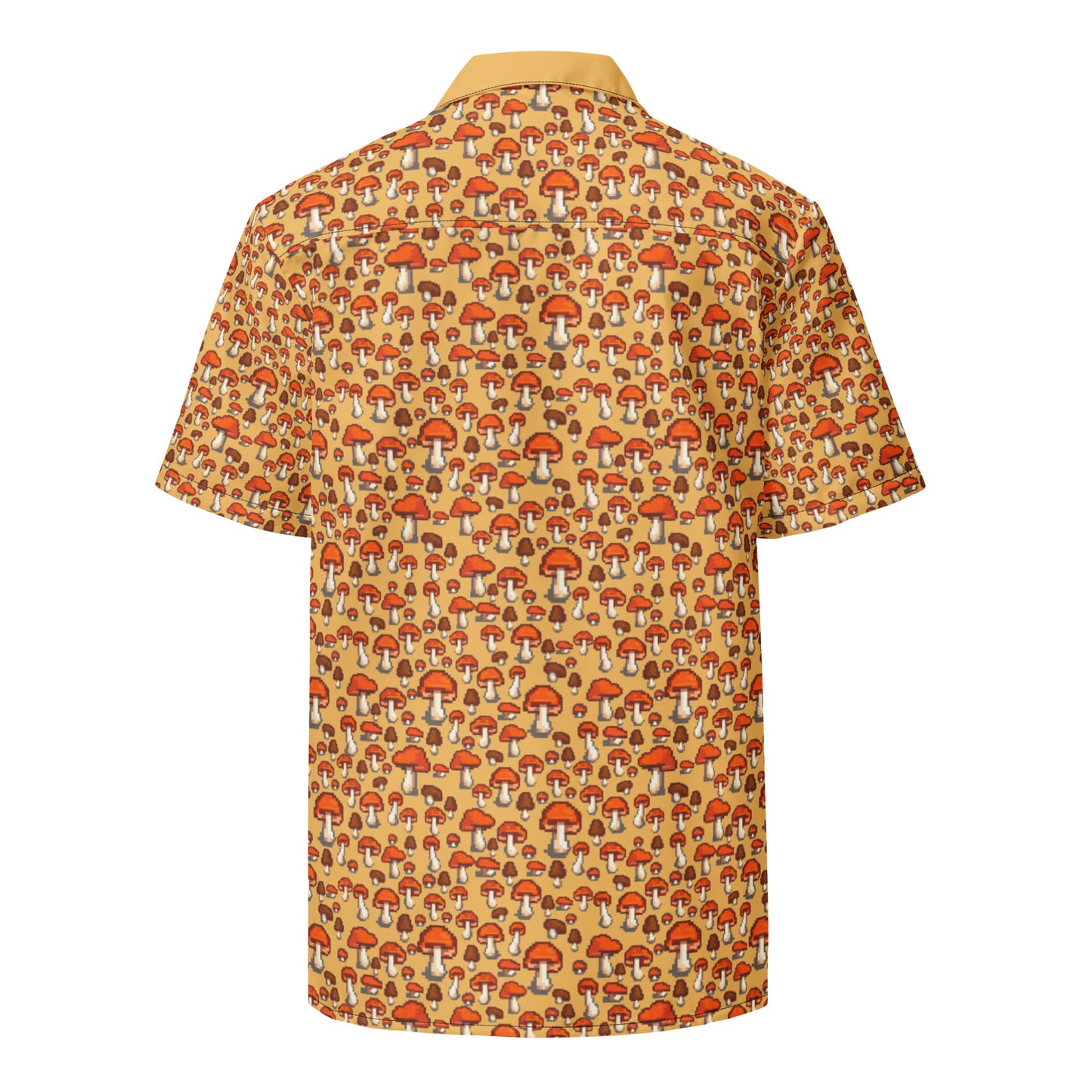 Pixel Fungi Sprites Unisex button shirt