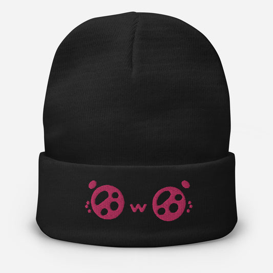 uwu Embroidered Beanie