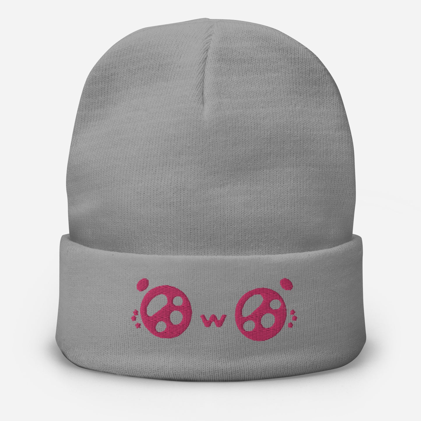 uwu Embroidered Beanie