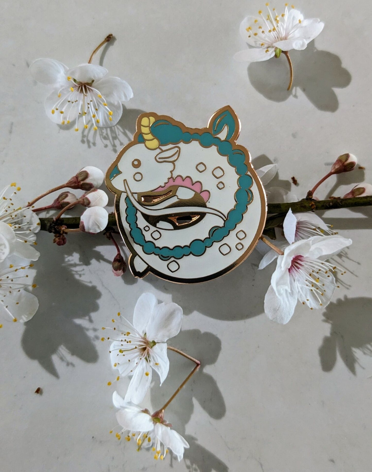 Lil dragon haku enamel pin